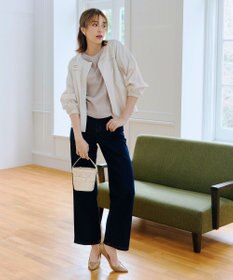 Tiaclasse 【UVケア・接触冷感】“あまラク” タックパフスリーブカットソートップス