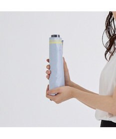 MOONBAT 晴雨兼用日傘 折りたたみ傘 ランダムボーダー／遮光 遮熱 UV