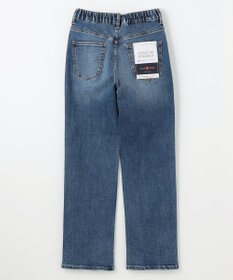 ANY 【洗濯機可/ウエストゴム/ストレッチ】ストレートデニムパンツ