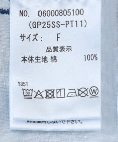 Green Parks ・ＤＯＵＢＬＥ　ＦＬＡＧＳリボン刺繍ポケットデニ