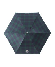 MOONBAT 【軽量】POLO RALPH LAUREN 晴雨兼用日傘 折りたたみ傘 チェック／遮光 遮熱 UV 簡単開閉