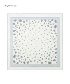 MOONBAT FURLA(フルラ)シルクツイル 水彩フラワー スカーフ 88cm×88cm