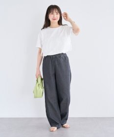 Green Parks ・ＤＯＵＢＬＥ　ＦＬＡＧＳリボン刺繍ポケットデニ