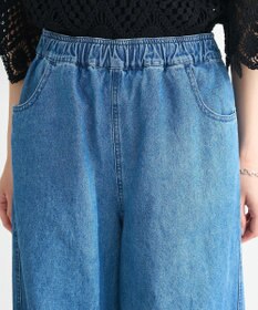 Green Parks ・ＤＯＵＢＬＥ　ＦＬＡＧＳリボン刺繍ポケットデニ