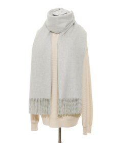 MOONBAT 【洗えるカシミヤ/大人百花1月号掲載】FURLA カシミヤ100%超大判無地 ストールマフラー／幅70cm