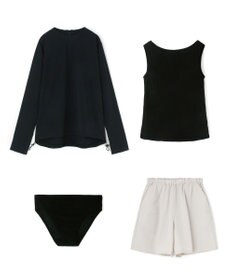 San-ai Resort（三愛水着楽園） 【WEB限定】ラッシュガード付き4点セット水着 9号11号13号【BeachQueen(ビーチクイーン）】