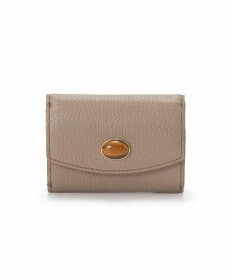 TOPKAPI 【TOPKAPI】gemdrops ジェムドロップ ミニエンボスレザー 天然石 三つ折り 財布