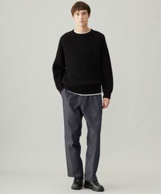 UNFILO MENS 【男女兼用】ウールポップコーン クルーネック ニット