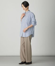 J.PRESS LADIES S エステネージュストライプ シャツ ブラウス