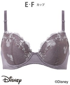 Wing ブラジャー 【ディズニー】 自然なまるみシルエット ソフトなつけごこち 【ナチュラルアップブラ】 ミッキーマウス KB2063 ウイング／ワコール