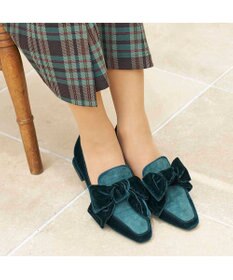 MODE ET JACOMO <MODE ET JACOMO>ベルベットリボンローファー