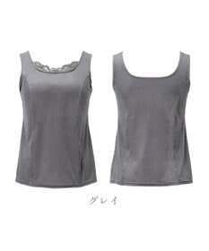 BRADELIS New York 【BRADELIS NewYork peace】シャイニーベロアブラキャミ25 カップ付き ブラトップ 補正 下着