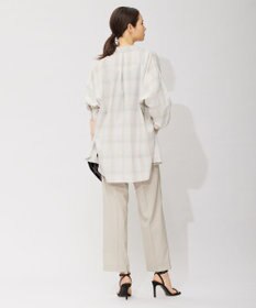 ICB 【洗える】シアーチェック シャツ