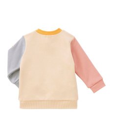 MIKI HOUSE HOT BISCUITS 【70-120cm】【Everyday Series】ワンポイント くすみカラー裏毛パイルトレーナー