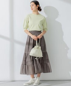 組曲 【洗える】レーシーボイル スカート