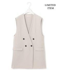 ICB 【WEB限定・洗える】BackSatinGeorgette ノーカラージレ