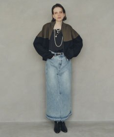 YECCA VECCA ロングデニムスカート