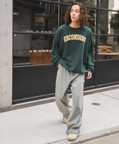 WEGO ヘビーウエイト刺繍グラフィックプルオーバー