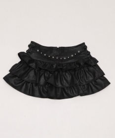 WEGO スタッズフリルティアードミニスカパン