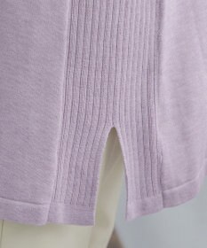 Tiaclasse 【洗える】カシミヤ混ニットチュニック