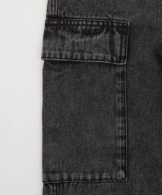 WEGO 【KIDS/150cm/160cm/ウエストゴム】デニムイージーカーゴパンツ（JUNIOR）