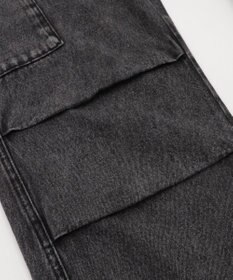 WEGO 【KIDS/150cm/160cm/ウエストゴム】デニムイージーカーゴパンツ（JUNIOR）