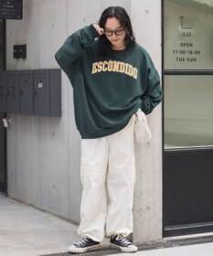 WEGO ヘビーウエイト刺繍グラフィックプルオーバー