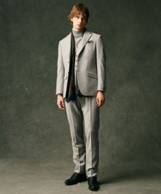 JOSEPH ABBOUD 【イタリア製・Holliday&Brown】ビッグペイズリープリント ポケットチーフ