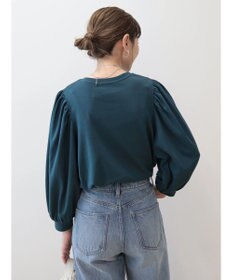 AMERICAN HOLIC ドルマンギャザー７分袖カットプルオーバー