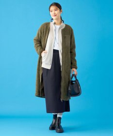 SHARE PARK LADIES 【LADIES】ボアフリースロングカーディガン