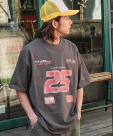 WEGO 【ユニセックス着用ITEM/SMLサイズ展開】ヴィンテージライクグラフィックT（SS）