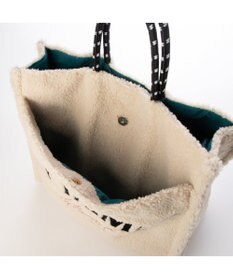 UNBILLION カシュカシュ cachecache / ボア刺繍リバーシブル2wayトート