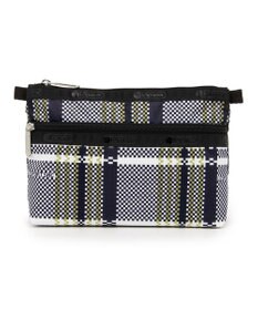 LeSportsac COSMETIC CLUTCH/ピクセルスクランブルチェック