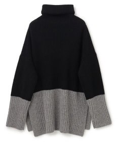JOSEPH カラーブロック　ハイネックニット