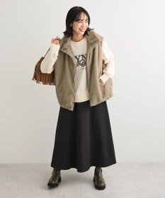 Green Parks スタンドカラーＺＩＰファーベスト