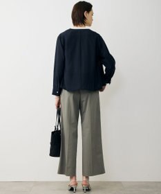 ICB 【WEB限定カラーあり】 リヨセルナイロンワッシャー Vネックブルゾン