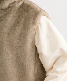 Green Parks スタンドカラーＺＩＰファーベスト