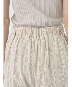 earth music&ecology フラワーレースパンツ