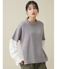 CRAFT STANDARD BOUTIQUE シャツドッキングニットプルオーバー