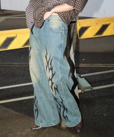 WEGO トライバルデニムパンツ