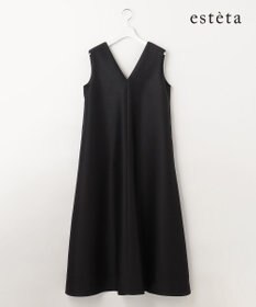 23区 【エステータ】ウールシルクツイル ワンピース