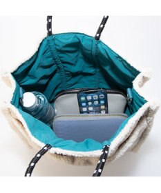 UNBILLION カシュカシュ cachecache / ボア刺繍リバーシブル2wayトート