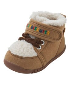 MIKI HOUSE HOT BISCUITS 【11.5-13.5cm】 顔ドン あったかボア付き ファーストシューズ