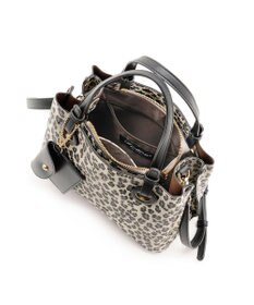 MioFIRANO カジュアルシックレオパードハンドバッグ 2WAY パスケース付き　FIRANO フィラノ