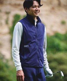23区GOLF 【MEN】【ストレッチ/撥水】ライトベスト 清涼感と機能性 暑い季節もさわやかに