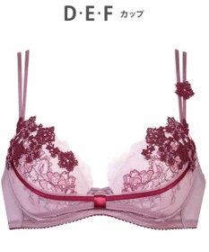 WACOAL ブラジャー 【リボンブラ 胸もとフィットながもち】 動いてもパカパカしにくい レディース BXD409 /ワコール