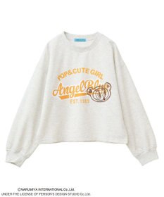 Green Parks ＡＮＧＥＬ　ＢＬＵＥ長袖ロゴ刺繍プルオーバー