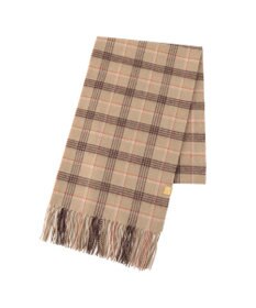 MOONBAT WEB限定【洗える】ミエル (miel) カシミヤ100％ チェックストール