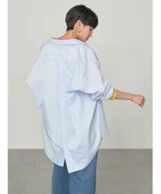 AMERICAN HOLIC イージーケアバックオープンシャツチュニック