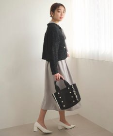 Feroux 【洗える】ミックスヤーンニット ジャケット